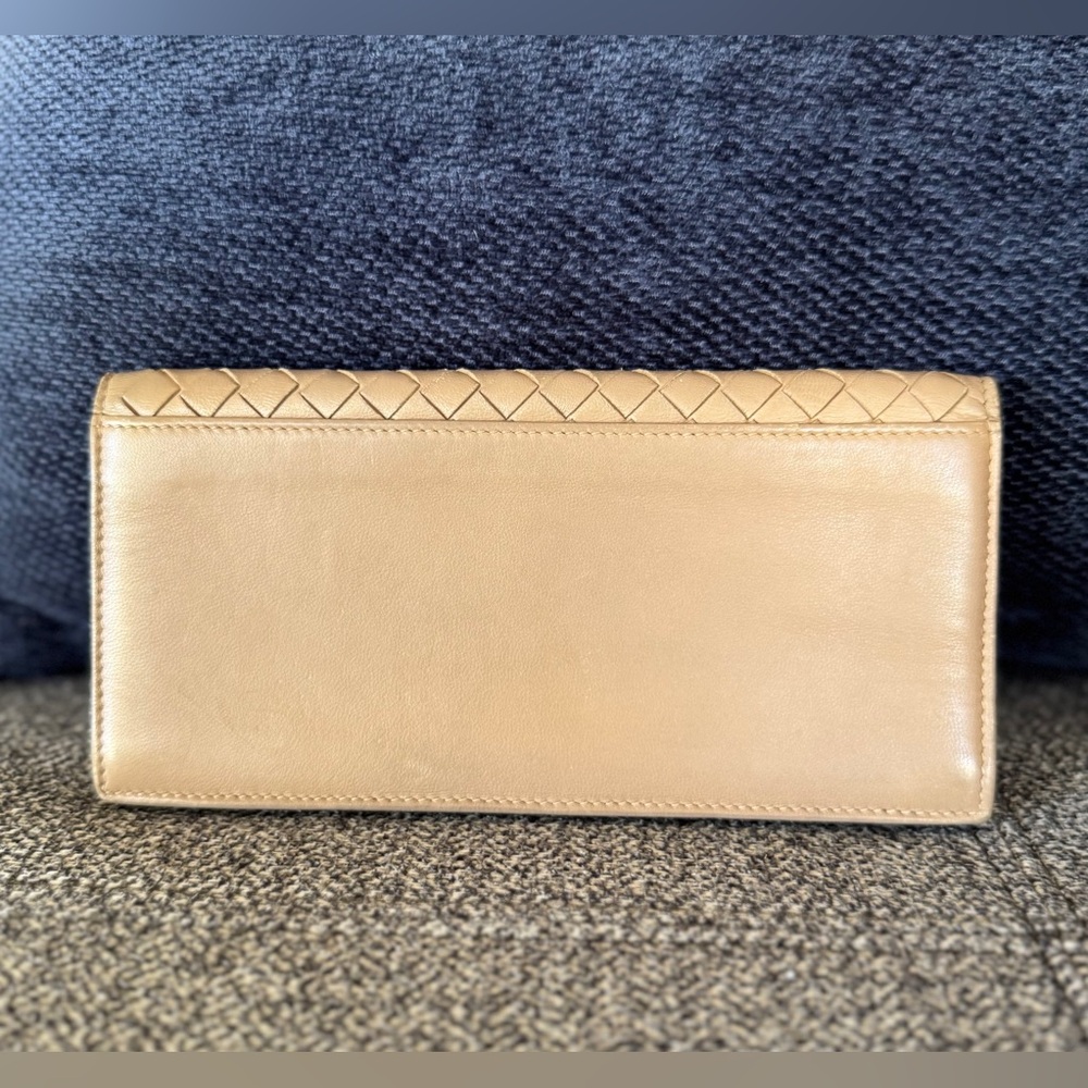 Bottega Veneta Intrecciato Leather Long Flap Wallet - Picture 2 of 13